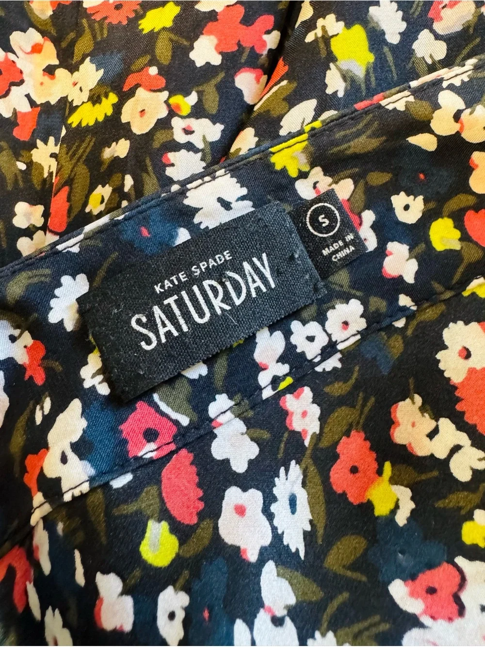 Kate Spade Saturday Floral V-Neck Blouse - Size: S